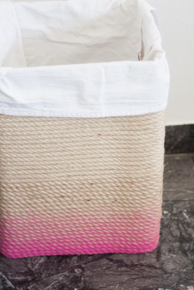 Cute Ombre DIY Hamper Cute Ombre DIY Hamper