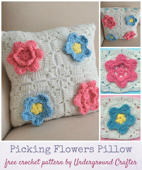 Picking Flowers Pillow Picking Flowers Pillow