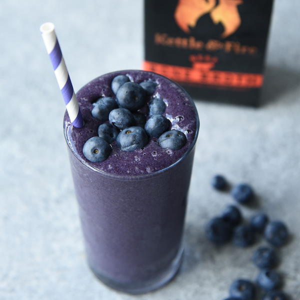 Blueberry Protein Bone Broth Smoothie Blueberry Protein Bone Broth Smoothie