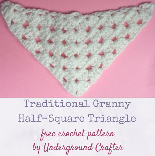 Traditional Granny Half-Square Triangle Traditional Granny Half-Square Triangle