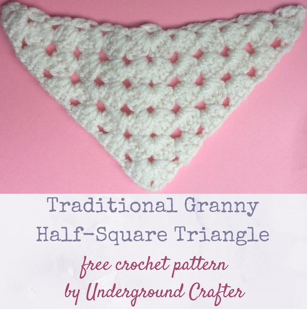Traditional Granny Half-Square Triangle Traditional Granny Half-Square Triangle