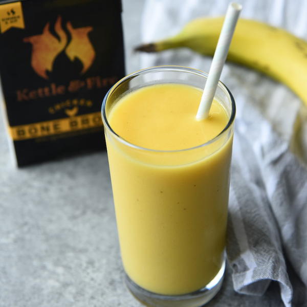 Pineapple Mango Ginger Bone Broth Smoothie Pineapple Mango Ginger Bone Broth Smoothie