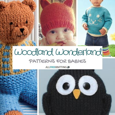 Woodland Wonderland Knitting Patterns for Babies