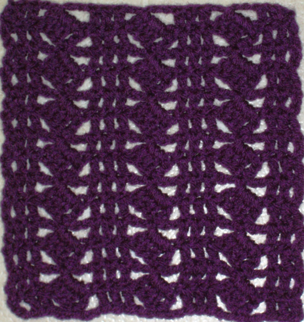 Diamond Sensation Granny Square Pattern