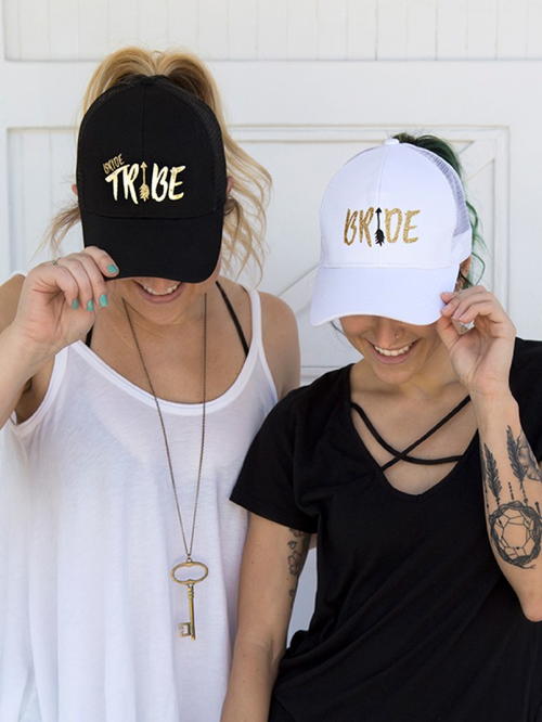 Trendy Bridal Party Trucker Hats Trendy Bridal Party Trucker Hats