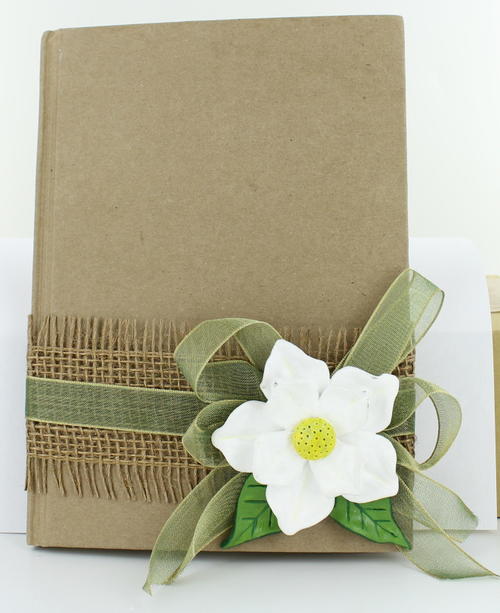 Clay Magnolia Journal Cover Clay Magnolia Journal Cover