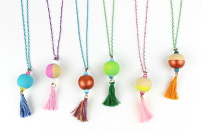 Hippie Wooden Bead Necklace Hippie Wooden Bead Necklace