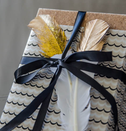 Glittery Feathers DIY Christmas Ornament Glittery Feathers DIY Christmas Ornament