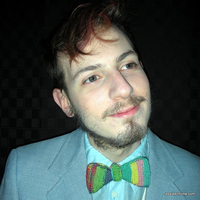 Adjustable Crochet Bow Tie Adjustable Crochet Bow Tie