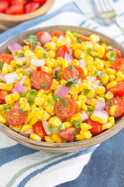 Corn and Tomato Salad Corn and Tomato Salad
