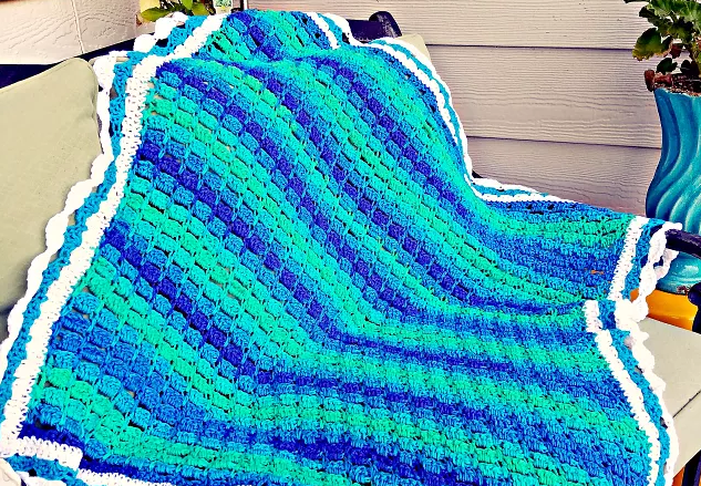 Mountain Streams Baby Crochet Afghan Mountain Streams Baby Crochet Afghan
