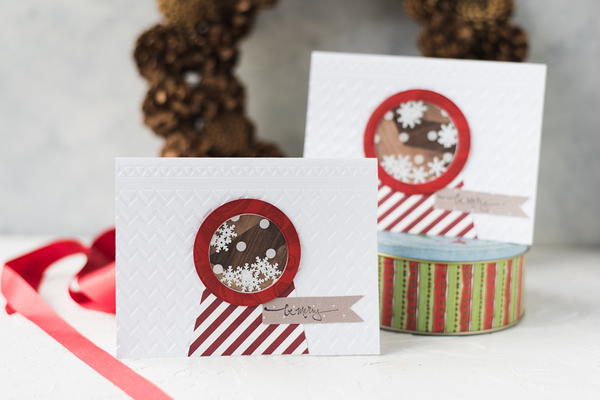 Christmas Snow Globe Shaker Card Tutorial Christmas Snow Globe Shaker Card Tutorial