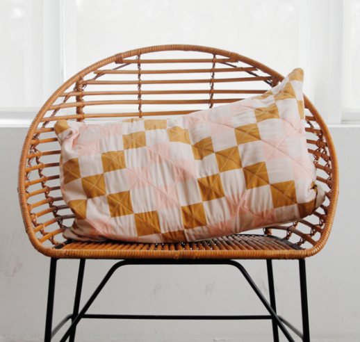 Retro Granny Square Quilted Pillow Covers Retro Granny Square Quilted Pillow Covers