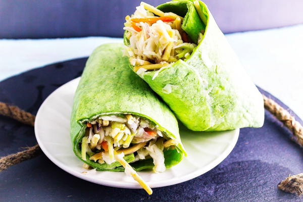 Asian Chicken Slaw Wraps Asian Chicken Slaw Wraps