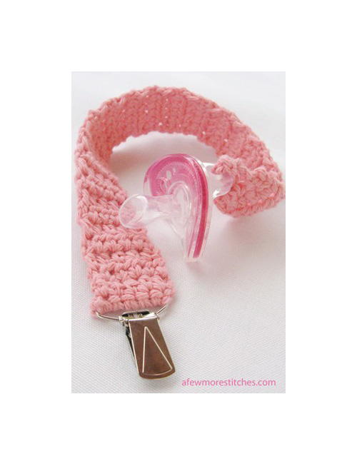 Crochet Pacifier Clip Crochet Pacifier Clip