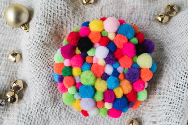Pom Pom Christmas Ornament Pom Pom Christmas Ornament