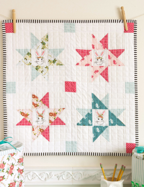 Rabbit in Wonderland Mini Quilt Rabbit in Wonderland Mini Quilt