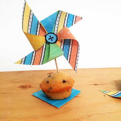Summery Mini Pinwheels