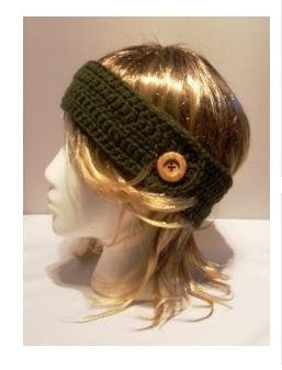 Headband with Button