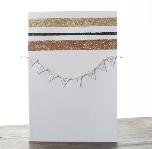 Glittering Wedding Card Glittering Wedding Card