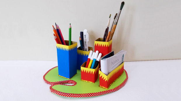 Handy DIY Desk Organizer Handy DIY Desk Organizer