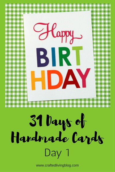 31 Days of Handmade Cards 31 Days of Handmade Cards