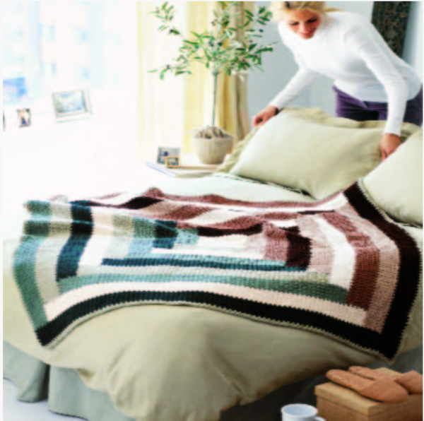 Homey Crochet Throw