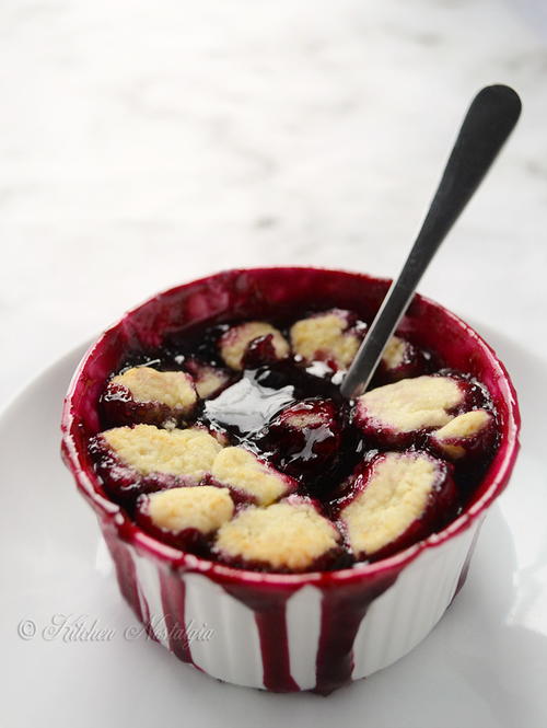 Bisquick Blackberry Cobbler