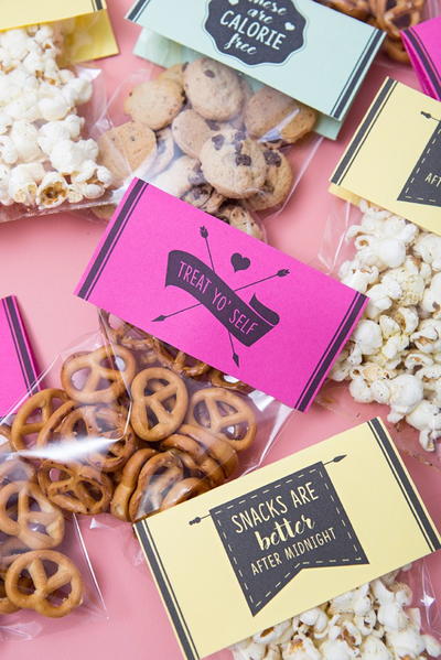Yummy Wedding Snack Bags