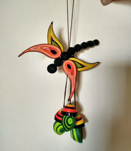 Flying Quilled Paper Dragonfly Flying Quilled Paper Dragonfly