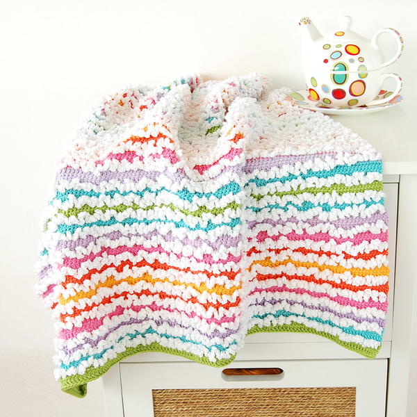 Rainbow Ruffle Blanket Rainbow Ruffle Blanket