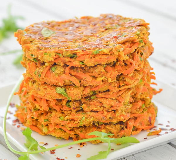 Curried Carrot Fritters Curried Carrot Fritters