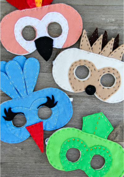 Wacky Wild Felt Animal Masks Wacky Wild Felt Animal Masks