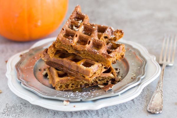 Simple Pumpkin Waffles Simple Pumpkin Waffles