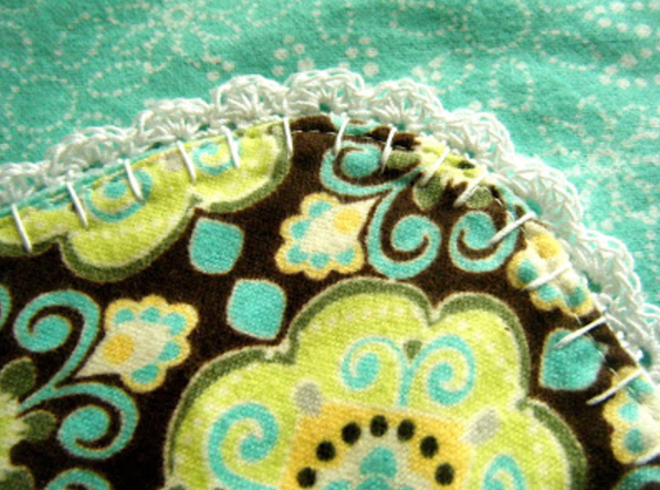 Scalloped Baby Blanket Crochet Edging Scalloped Baby Blanket Crochet Edging