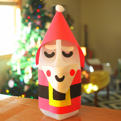Jolly Milk Jug Santa
