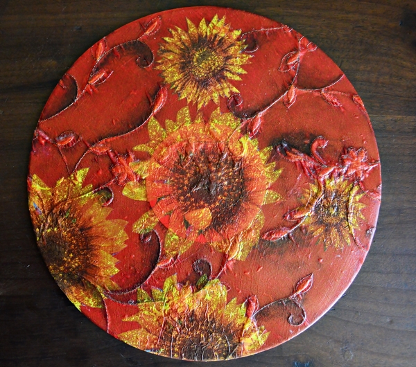 Fall Sunflower DIY Charger Plates Fall Sunflower DIY Charger Plates