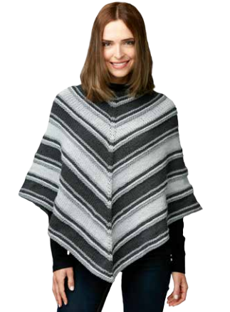 Fade to Grey Easy Poncho Pattern Fade to Grey Easy Poncho Pattern