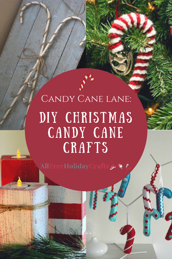 Candy Cane Lane 28 Diy Christmas Candy Cane Crafts