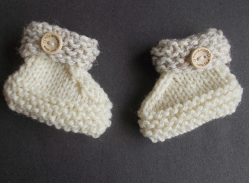 Simple Knit Baby Booties Pattern Simple Knit Baby Booties Pattern