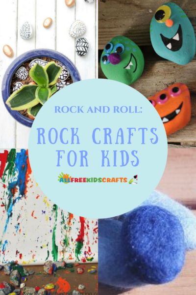 Rock and Roll Rock Crafts for Kids