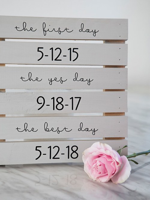 Custom DIY Wooden Wedding Signs