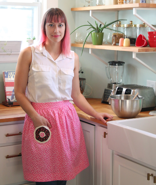 Sprinkled Donut DIY Apron Sprinkled Donut DIY Apron