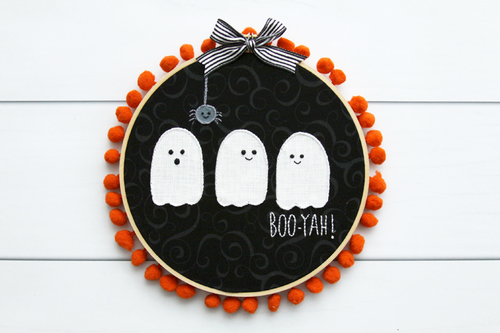 Ghosties DIY Embroidery Hoop Art Ghosties DIY Embroidery Hoop Art