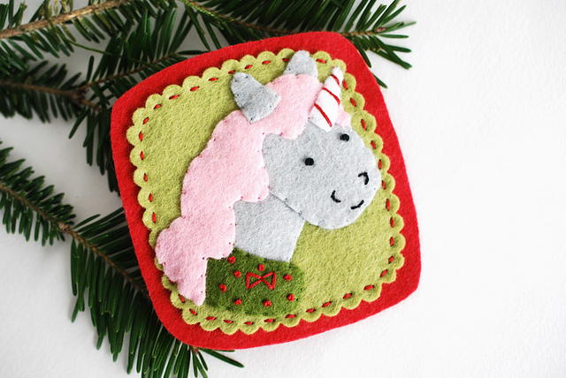 Christmas Unicorn DIY Ornament Christmas Unicorn DIY Ornament