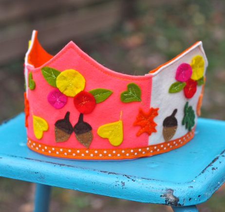 Autumnal Celebration Felt Kids Crown Autumnal Celebration Felt Kids Crown