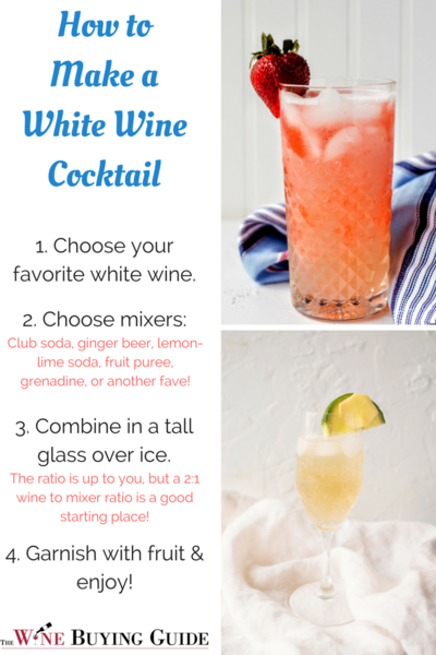 How to make a white wine cocktail