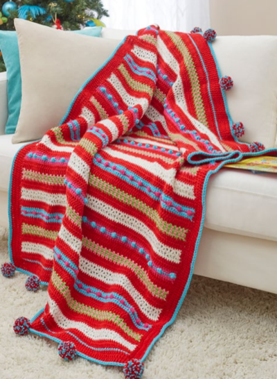 Christmas Morning Easy Crochet Blanket