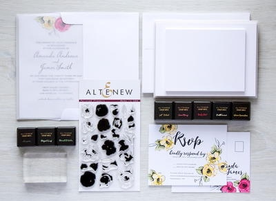 Altenew Celebration Wedding Invitation Stamping Kit