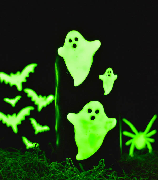 Glow-in-the-Dark Halloween Candles Glow-in-the-Dark Halloween Candles